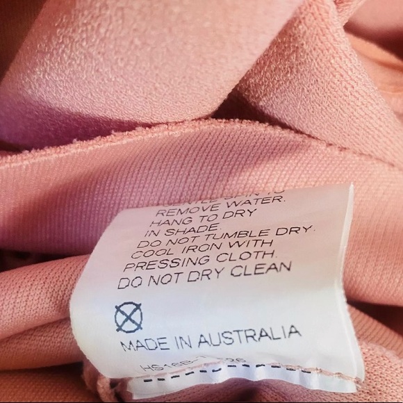 🌱 BEC + BRIDGE Sz 8 Peach Pink Crop Top NWOT - Picture 5 of 5